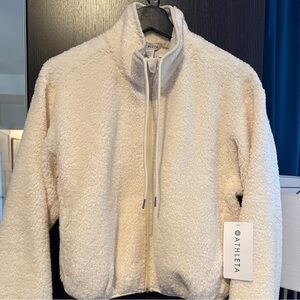 Athleta In The Clouds Jacket Size XS White/Cream NWT